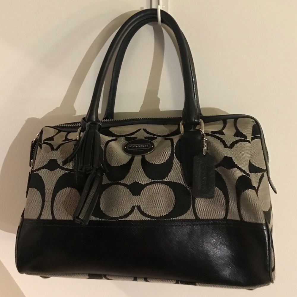 Coach Satchel Style Signature “C” print